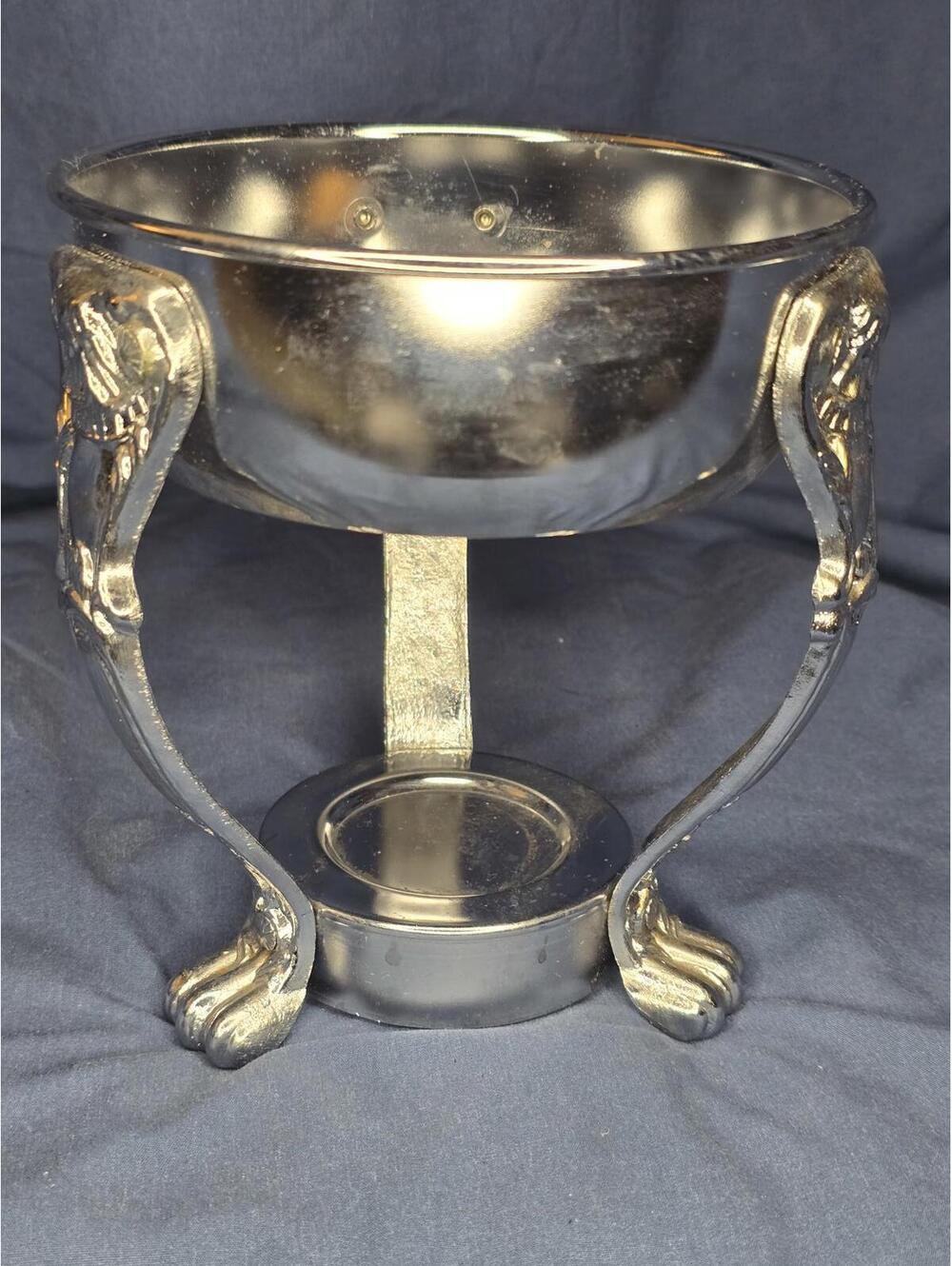 Vintage Silver Plated Decorative Chafing Dish Stand